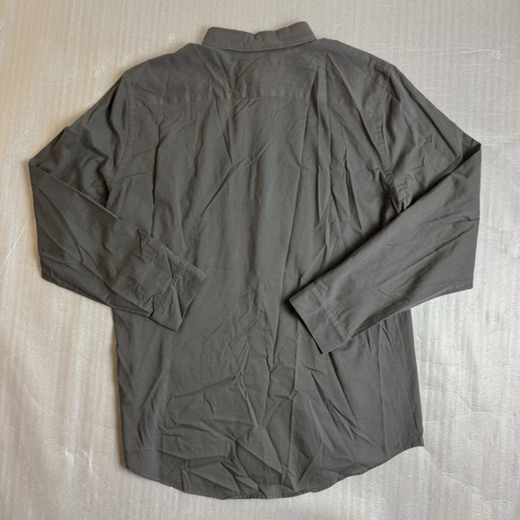 ATM Anthony Thomas Melillo Mens M Gray Button Down Long Sleeves Shirt - Picture 4 of 7